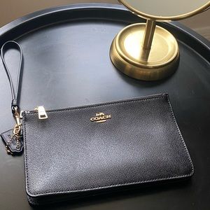 Coach Black Wristlet